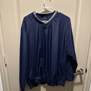Men's Navy Blue Windbreaker Jacket